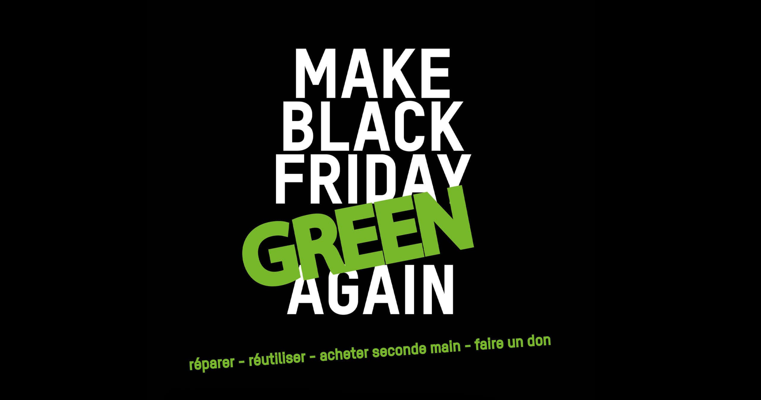 Connaissezvous le Green Friday ? L'alternative écolo au Black Friday